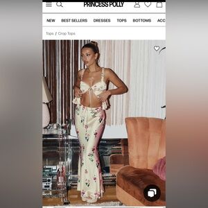 Princess Polly Floral Skirt Set